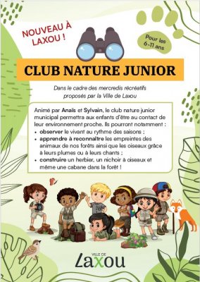 Club nature junior pour les 6-11 ans