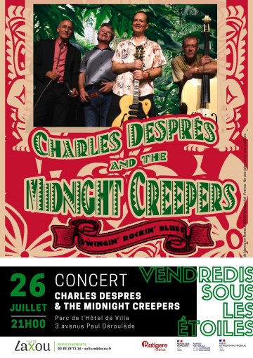Concert CHARLES DESPRES & THE MIDNIGHT CREEPERS